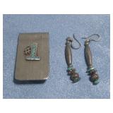 SW Style Money Clip & Earrings