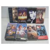 Eight VHS Tapes Various Genre
