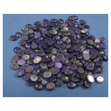 Two Hundred Purple Stone Cabochons 8x10mm