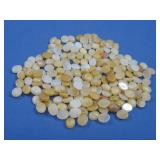 Two Hundred Natural Yellow Calcite Cabochons8x10mm