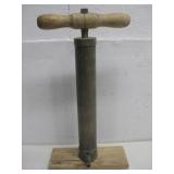 Vtg Beekman Brass Floor Pump No Compression