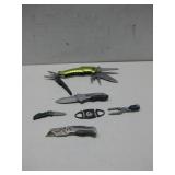 Assorted Multi-Tools Cigar Cutter & Pocket Knife