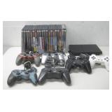 Sony PS2, Controllers & 20 Games See Info