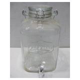 Glass Jar Style Drink Dispenser