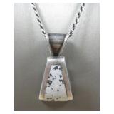 S.S. Mexico Dalmatian Stone Italy Necklace See