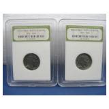 Two Buffalo Nickels (1913-1938)
