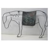 Wire Sculpture Horse Steel Wire 29'x 17.25'