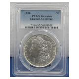 Silver 1886 Morgan Dollar PCGS Graded