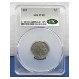 CAC Graded 1937 Buffalo 5ï¿½