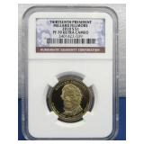 NGC Graded 2010-S $1 Millard Fillmore