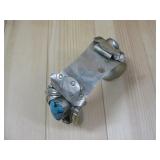 SW Turq & Tigers Eye Watch Cuff Bracelet See Info