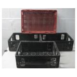 Four Vtg Coca-Cola Plastic Crates