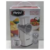 NIB Parini Multi-Function Rotary Grater Powers On