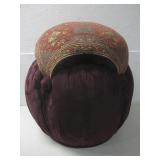 Rounded Decorative Ottoman/Stool W/Pattern 19'