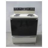 General Electric Stove Powers On