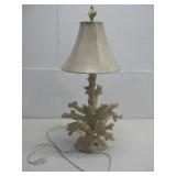 Coral Branch Table Lamp 28.5' Powers On