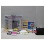 Various Art Supplies, Paint, Oil Pastels, & More
