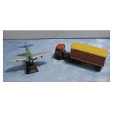 Die Cast Maisto Fighter Jet & Truck & Trailer