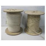 Two Partially Used Spools Of Circuit Cable