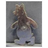 Vtg. Copper Gold Filled Bear Brooch Tested