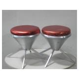 Two Retro Stools 16' x 17'