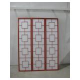 Vtg Three Panel Divider Room See Info