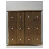 Wooden Three Shelf Cabinet 30.25' x 8.25' x 30'