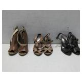 Three Pairs Of Heels Two Size 8 & One 7.5
