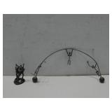 Metal Sculpture & Metal Mermaid Group Figure See