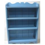 Vtg Wooden Wall Shelving 20' x 5.25' x 28' See