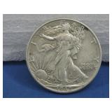 Silver 1942 Walking Liberty Half Dollar