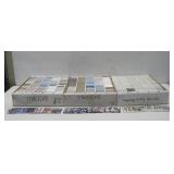 Three Five Row Boxes Of Baseball Cards Group 'C'