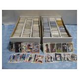 Two Three Row Boxes Of Baseball Cards