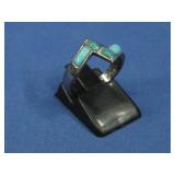 Vtg S.S. Native American Turq Ring Hallmarked