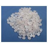 Two Hundred Rose Quartz Cabochons 6x8mm