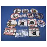 Group Of Fourteen 1960's Bowling Patches