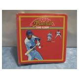 Baseball Card Album W/MLB Baseball Cards