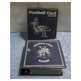 Two Football Card Albums W/NFL Football Cards