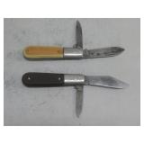 Two Vtg Barlow USA Knives