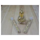 Three Vials Of Gold Flakes
