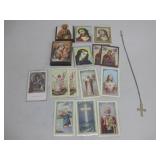 Assorted Religious Prayer Cards & More See Info