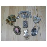 Lot Of Mixed Jewelry Keychains Observed S.S See
