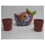 Handpainted Terra Cotta Style Fish 11' x 7' See