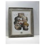 Framed Singed Michael McCormick Painting 33'x 39'