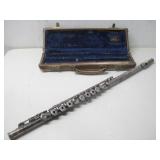 Vtg W.T. Armstrong Flute & Hard Case Lined See
