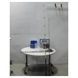Four Fishing Poles Tackle Boxes W/Various Tackle
