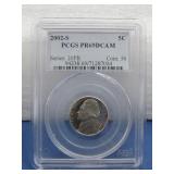 Graded 2002-S Nickel PR69D CAM