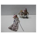 Handpainted Asian Style Marionette Puppets See Inf