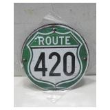 NIP Route 420 Tin Sign 8'