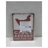 NIP Cluck Around And Find Out Wood Sign 6' x 8'